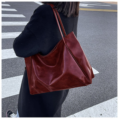 Vintage Shoulder Bags For Women Large Capacity Handbag Tote Bag