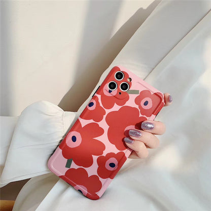Compatible with Apple, Compatible with Apple , Iphone11promax Poppy Apple 12 Mobile Phone Case Xr Silicone 8plus Soft Protective Cover XS Applicable