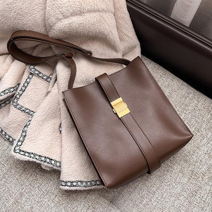 Fashion Simple Texture Single Shoulder Messenger Bag