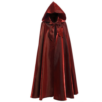 Halloween Costume Medieval Cloak Wizarding Robe