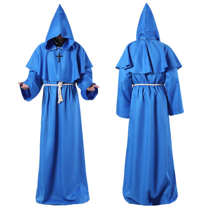 Halloween Costume Medieval Friar Wizard Costume