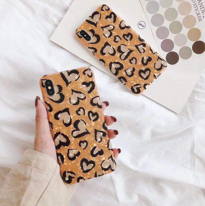 Compatible With Leopard Print Phone Case For Colorful Silicon Cover For TPU Cases