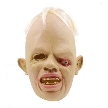 Horror One-Eyeed Mask Cosplay Scary Zombine Joker Haunted House Latex Masks Helmet Halloween Party Costume Props