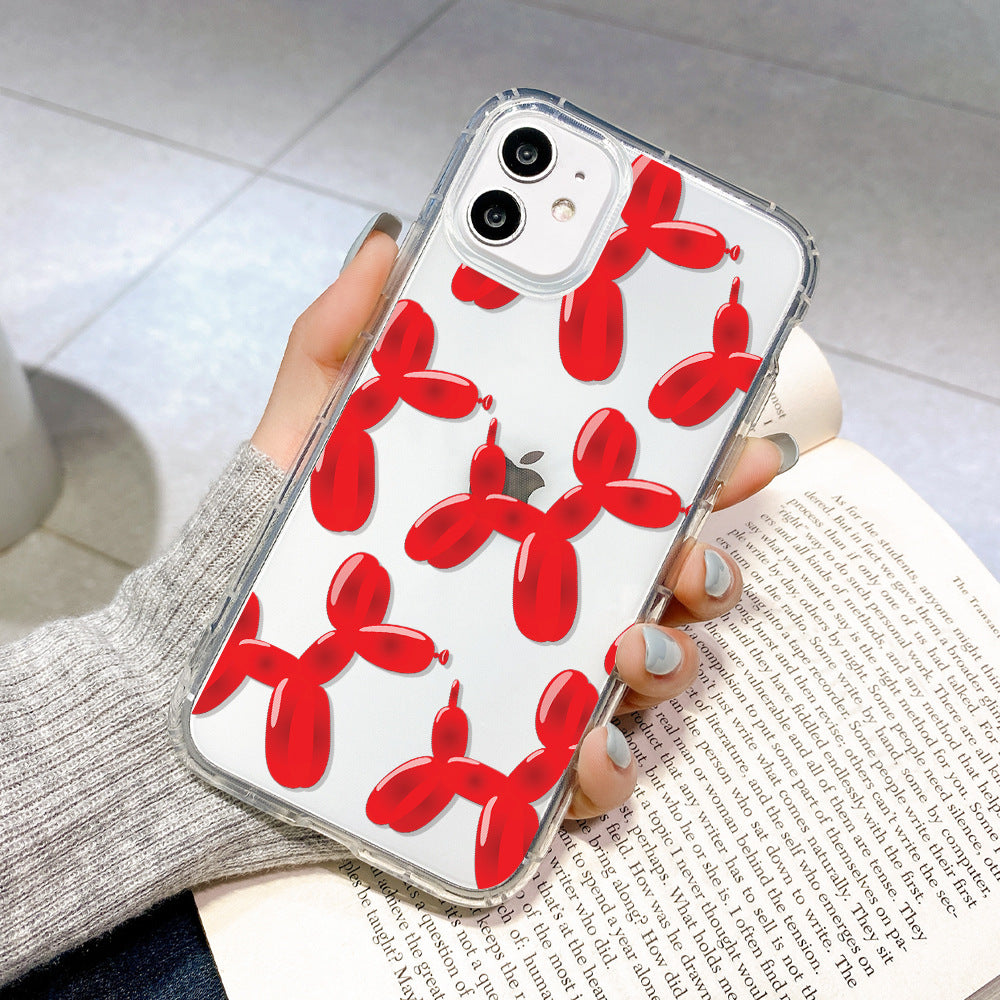 Japanese And Korean Love Full Print Mobile Phone Case Transparent