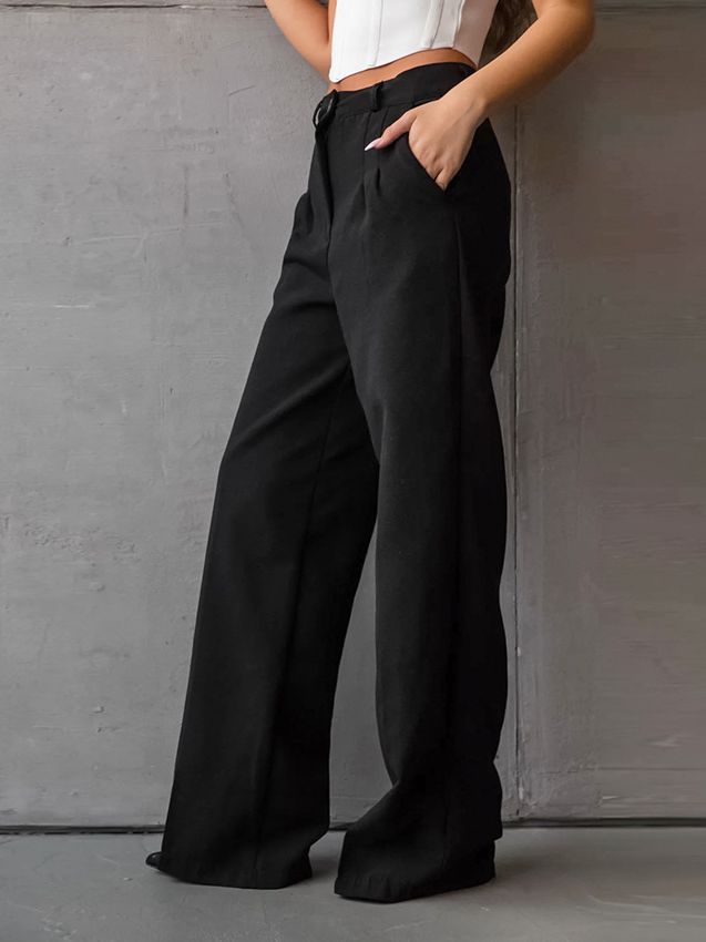 Women's Fashionable Casual Versatile High Waist Casual Pants