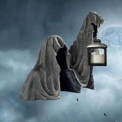Halloween Lantern Hell Death Resin Decorations