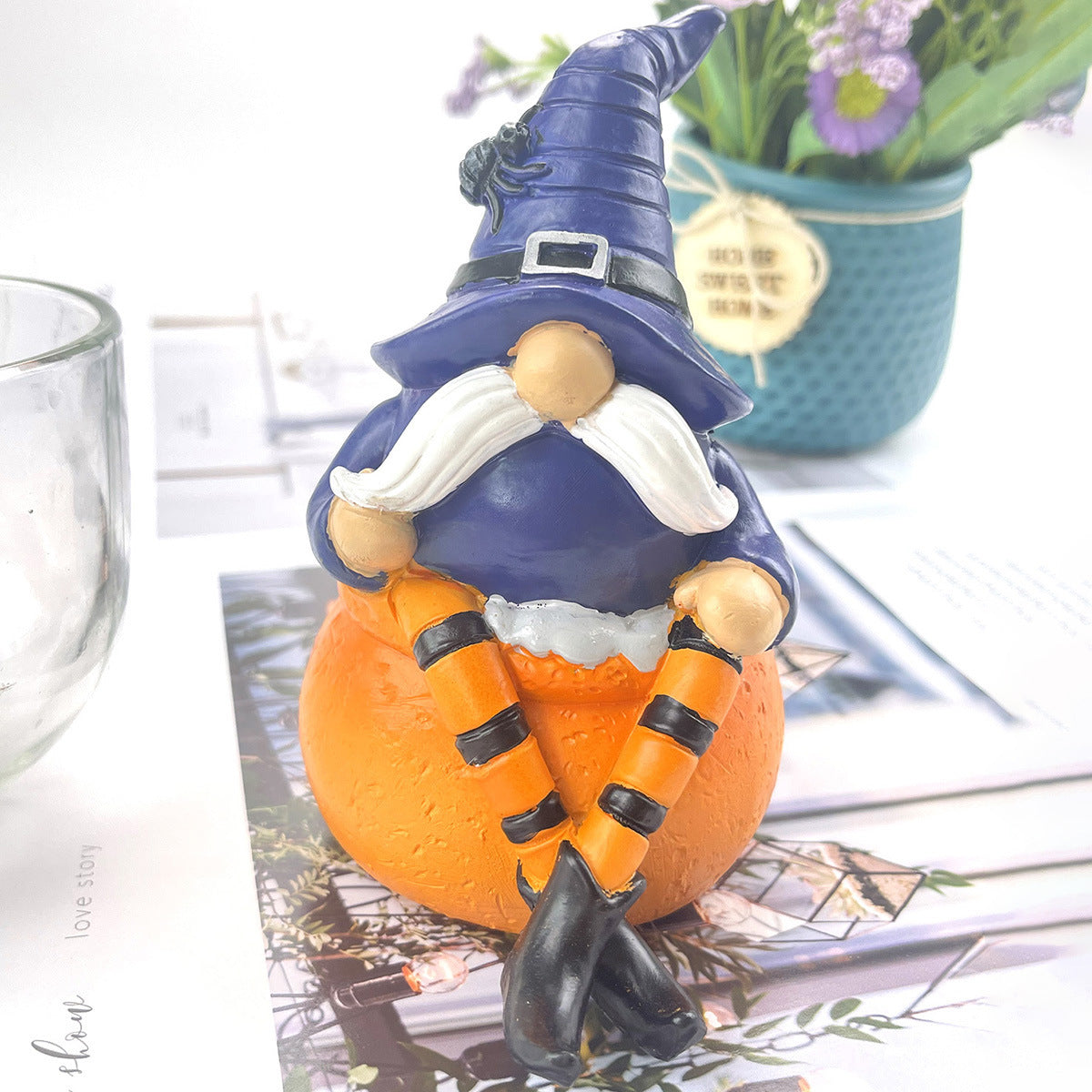 Halloween Pumpkin Resin Decorations