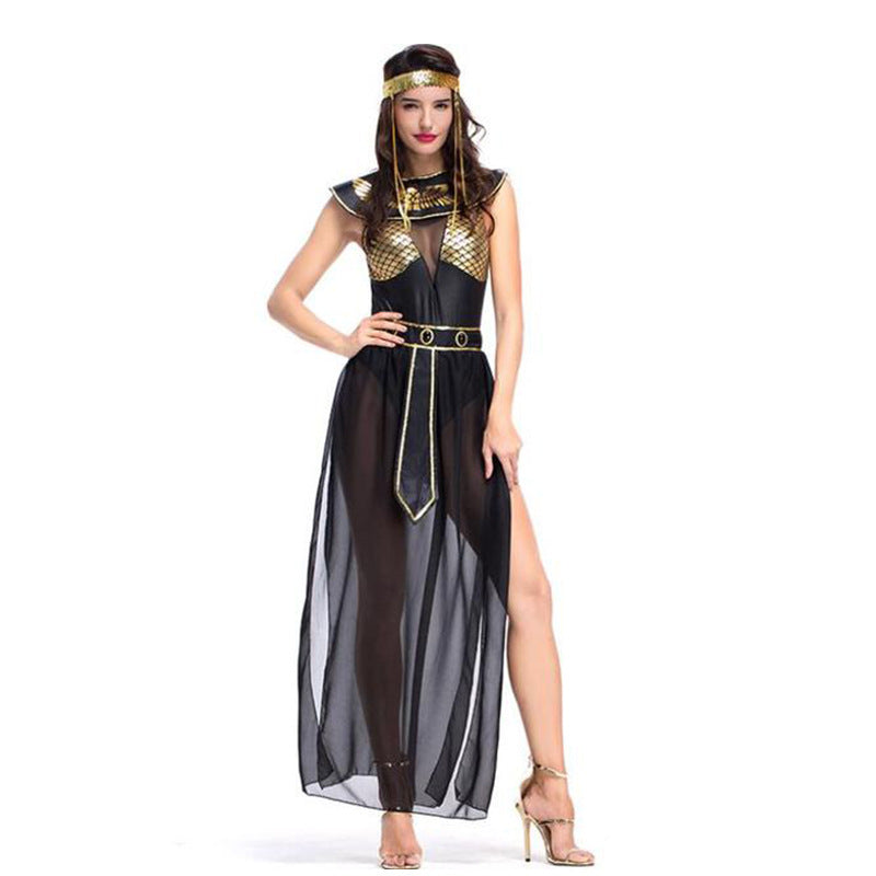 Halloween Greek Goddess Costume Ancient Cleopatra Uniform