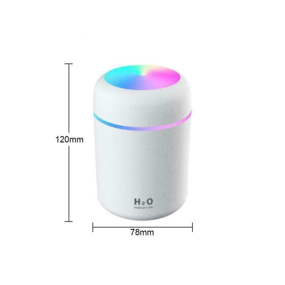300ml Portable Car Air Humidifier USB Essential Oil Diffuser Cool Mist Maker Purifier Car Home Office Ultrasonic Humidifier