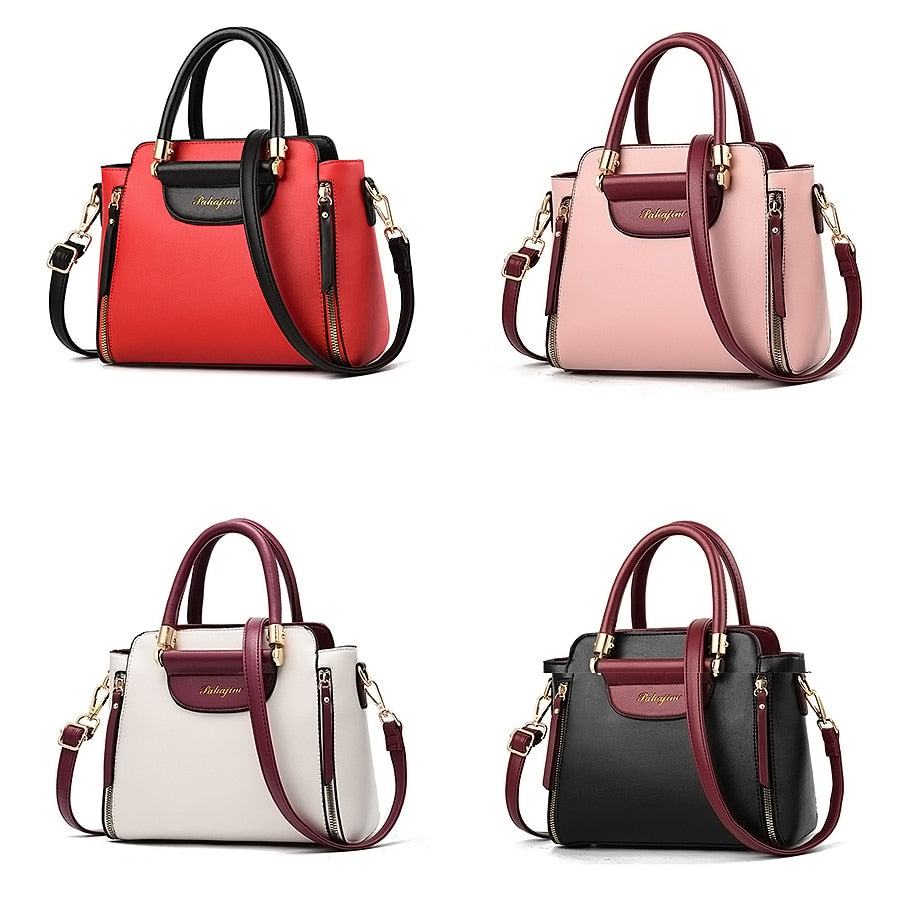 New fashion women's bags hit color hand-held