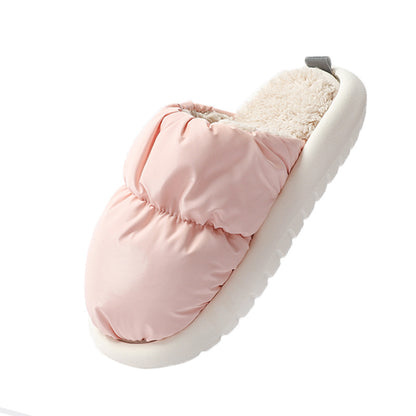 Non-slip Soft Bottom Warm Keeping Couple Outdoor Slippers