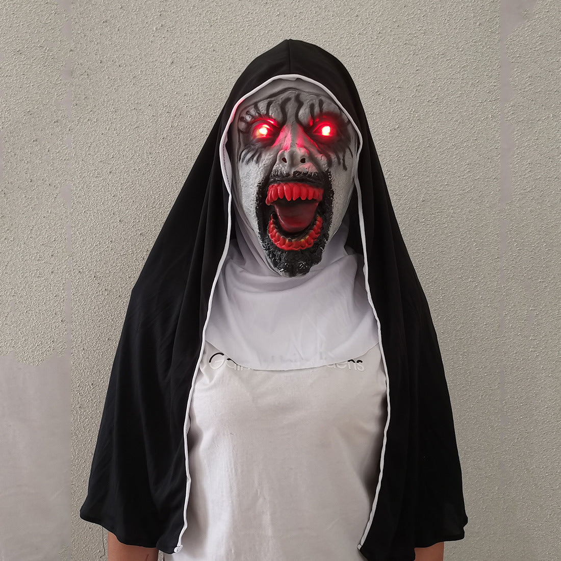 Nun Mask Halloween Ghost Horror Costume Played