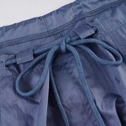 Cargo -  Loose Wide Leg Pants Low Waist Workwear Woven Trouser